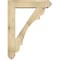 Ekena Millwork Olympic Arts and Crafts Rough Sawn Bracket w/ Offset Brace, Douglas Fir, 8"W x 36"D x 48"H BKT0806X36X48OLY03RDF - alternate 3